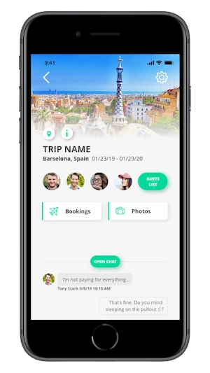 travel mobile app