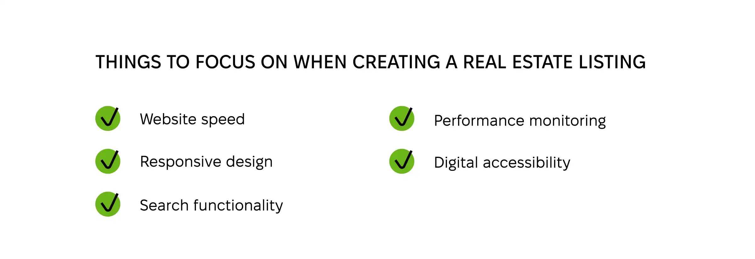 Things to focus on when creating a real estate listing